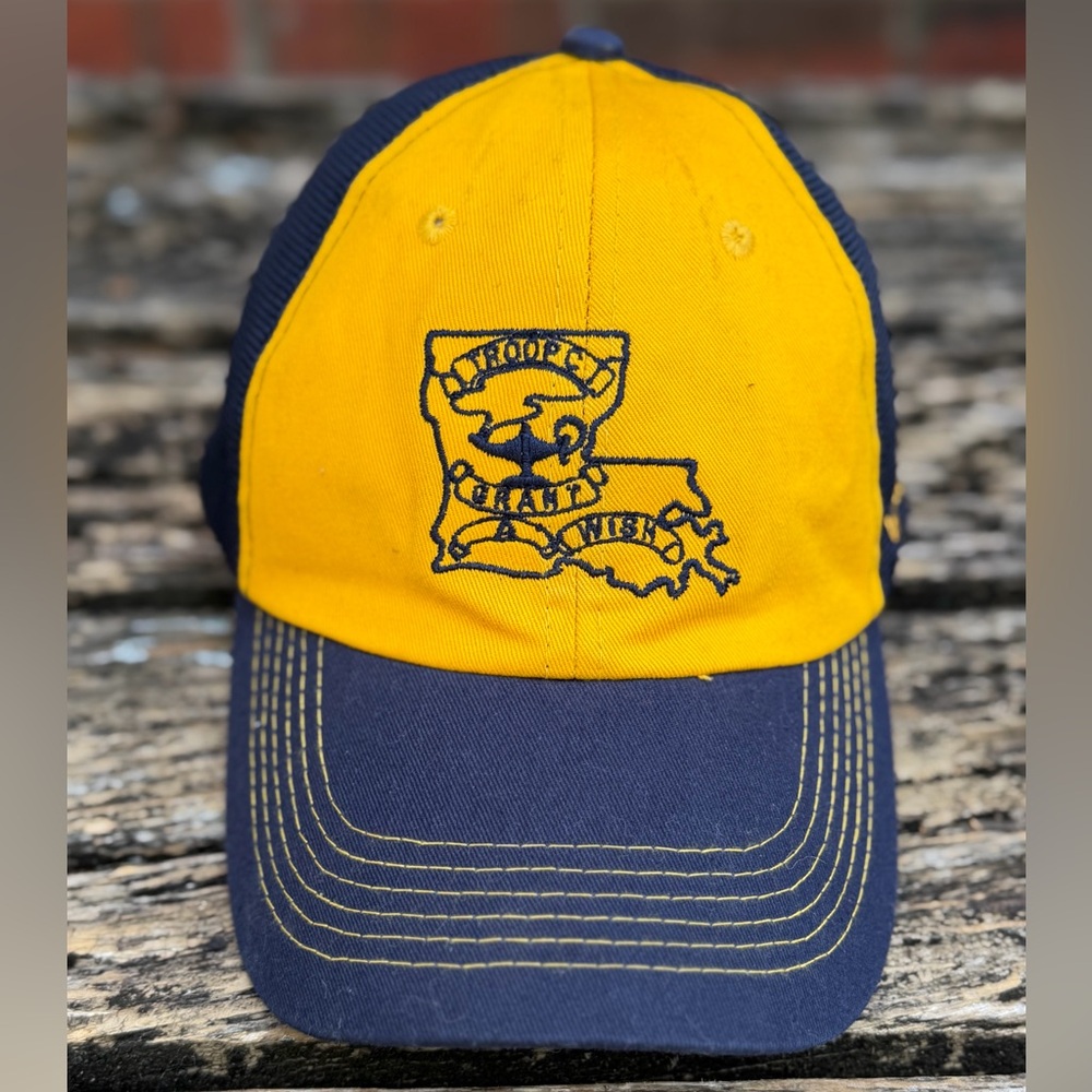 Louisiana State Police Troop C grant A Wish Vanguard Adjustable StrapBack Hat F3